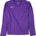 thumbnail image 1 of ASICS Womens Roll Shot Volleyball Jersey, Purple, X-Small, 1 of 6