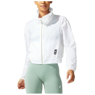 ASICS Womens Sakura Jacket, White, Medium