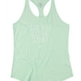 thumbnail image 1 of ASICS Womens See You At The Start Racerback Tank Top, Green, Small, 1 of 2