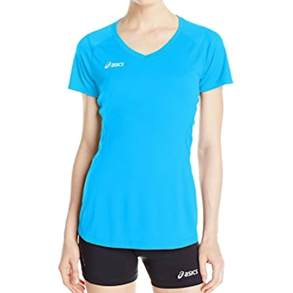 ASICS Womens Set Jersey, Blue, X-Small