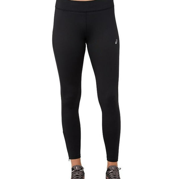 ASICS Womens Silver Winter Compression Athletic Pants, Black, X-Large