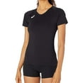 thumbnail image 1 of ASICS Womens Spin Serve Volleyball Basic T-Shirt, Black, Medium, 1 of 1
