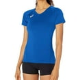 thumbnail image 1 of ASICS Womens Spin Serve Volleyball Basic T-Shirt, Blue, X-Large, 1 of 1