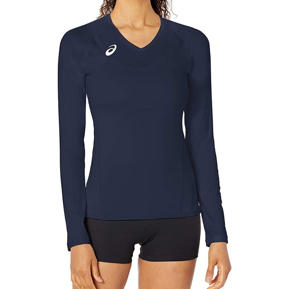 ASICS Womens Volleyball Jersey, Blue, X-Large