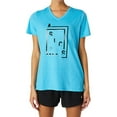 thumbnail image 1 of ASICS Womens XG Logo Graphic T-Shirt, Blue, Medium, 1 of 1