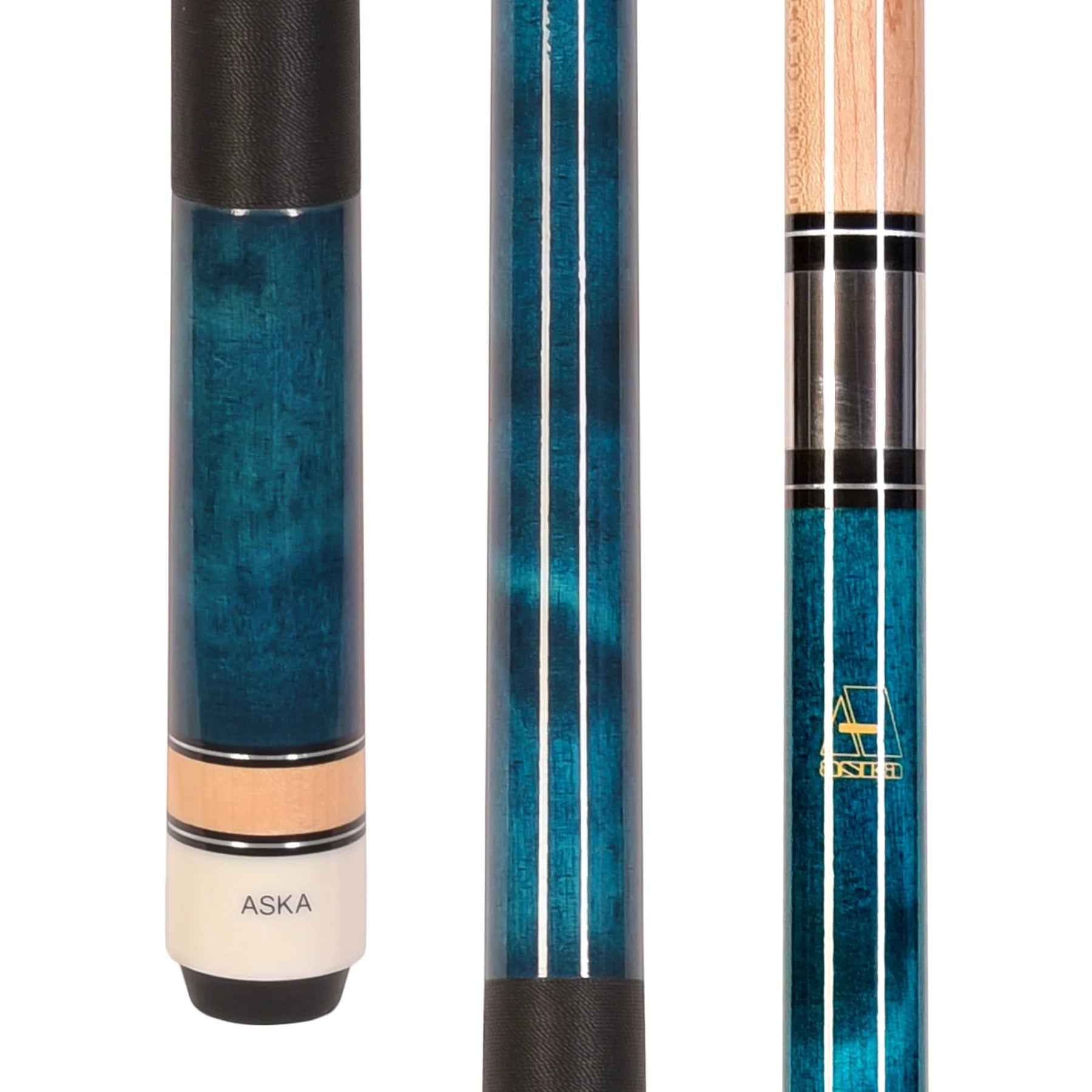 ASKA L2 Billiard Pool Cue, Hard Rock Canadian Maple, Choice of Colors