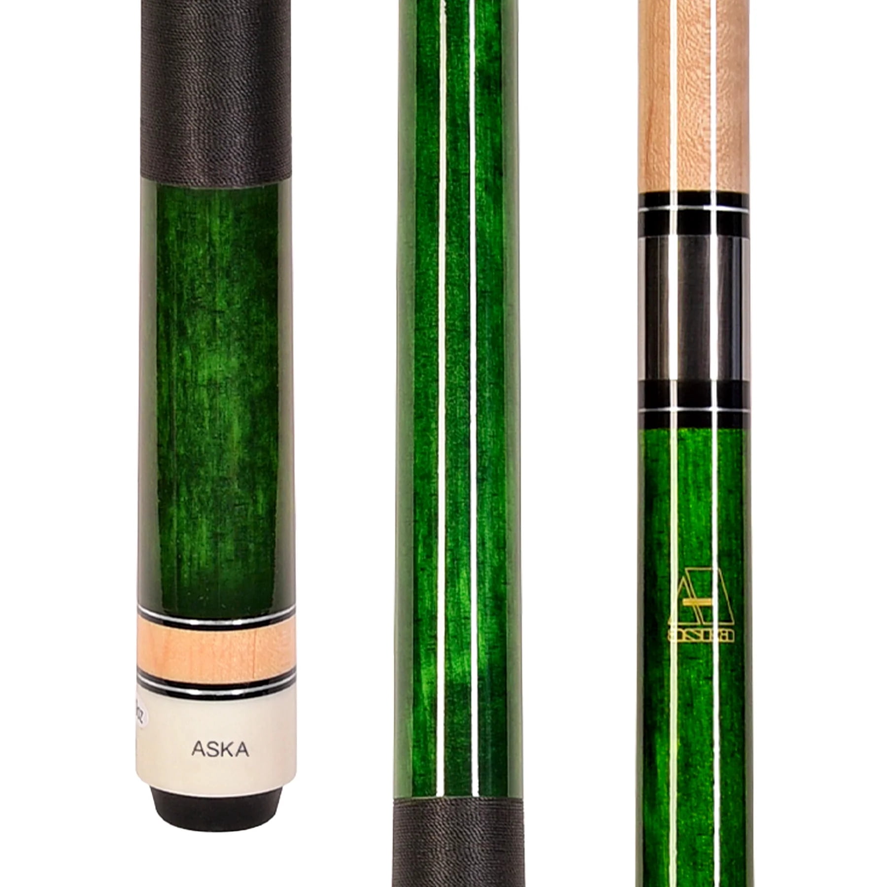 Set of Aska L2 Billiard Pool Cues, 58 Hard Rock Canadian Maple, 13mm