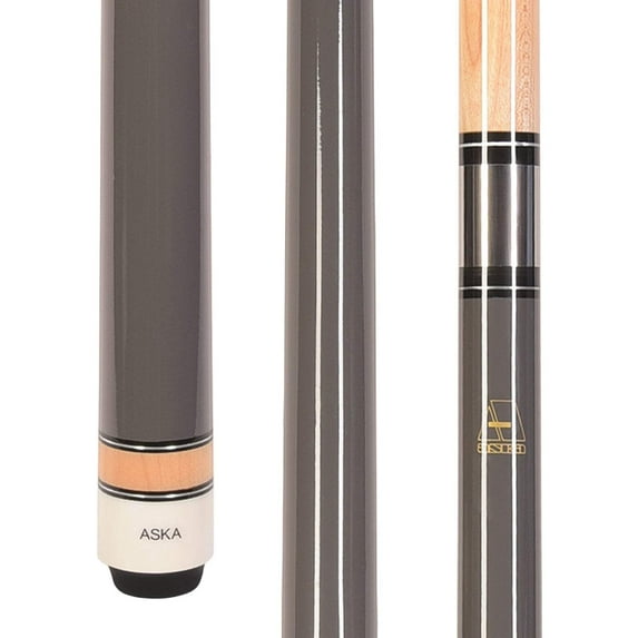 ASKA L3 No Wrap Pool Cue Stick, 58" Hard Rock Canadian Maple, 13mm Hard Tip, 5/16x18 Stainless Steel Joint