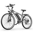 thumbnail image 1 of ASKGO Adult Electric Mountain Bike, 750W Peak Motor, 48V 10.4Ah Removable Battery, 26-Inch E-Bike, 20 MPH Max Speed, 45-Mile Range, Dual Disc Brakes & Full SuspensionTrail Riding, Gray, 1 of 6