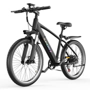 ASKGO F28 Electric Bike for Adults, 750W Motor, 26 Tires, 25MPH Electric Mountain Bike, 48V 15AH Removable Battery, 7-Speed with Front Suspension, UL2849