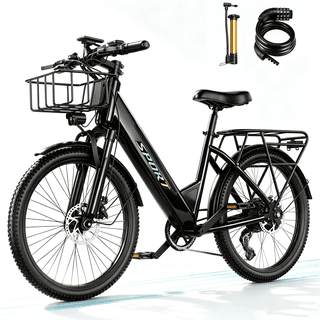 ASKGO F29 Electric Bike, 750W Rated Motor, 25MPH Ebike for Adults Age 16+, 48V 15Ah Removable Battery, 7 Speeds, Class 3 UL2849 Certified