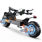 ASKGO GT28 Electric Scooterfor Adults, 3000W Dual Motor, 35MPH & 75-Mile Range, 48V 30A Battery&5 Speed, 11" Off-Road Tires, NFC & Mobile Charging, Foldable Sport Scooter for Commuting, 365LBS UL2272