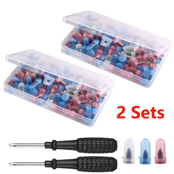 ASKITO 170PCS Tire Repair Kit, Vacuum Tire Repair Kits with 3-Size Plugs & Screwdrivers, Spiral Rubber Screws Wheel Puncture Repairing Kit for Cars Trucks Motorcycles Tractors