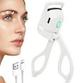 thumbnail image 1 of ASKITO Heated Eyelash Curler with USB, Fast Heat up & 24H Long-Lasting,Rechargeable Electric Lash Curlers,Temperature Control, Safe Anti-Burn Quick Natural Curling Eye Lashes,White, 1 of 8