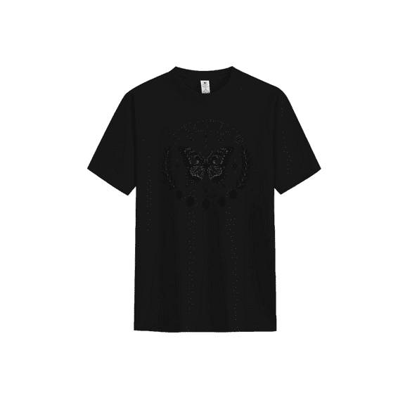 ASKITO "Moon Phase Butterfly Graphic Tee | 'Do What You Love' Inspirational T-Shirt | Soft Cotton Boho Style Top" | Casual Wear | Comfort Fit​​