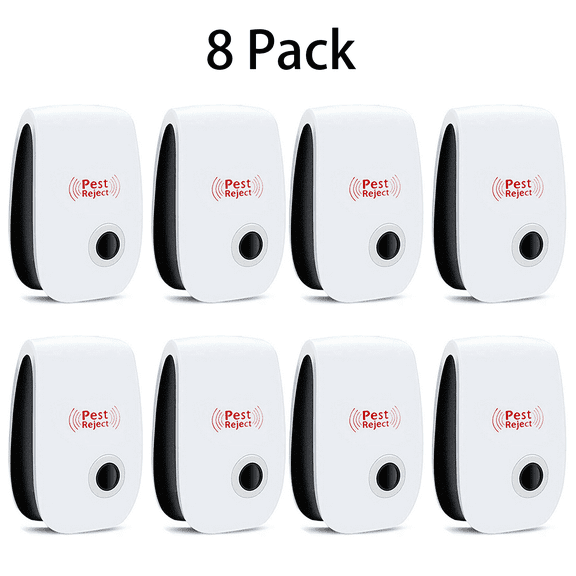 ASKITO Repellent Pest Control Ultrasonic Pest Repeller Electronic Plug in Sonic for Bugs Mice Insects Spiders Mosquitoes