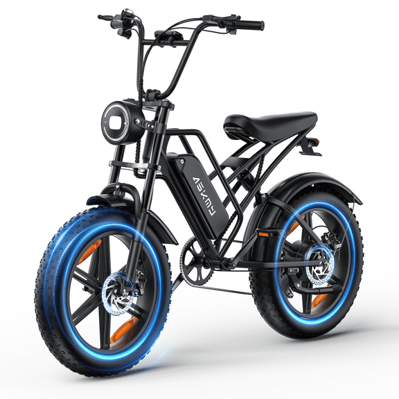 ASKMY E-500 Fat Tire Electric Bike - Powerful, Safe, and Comfortable E-Bike with Advanced Features