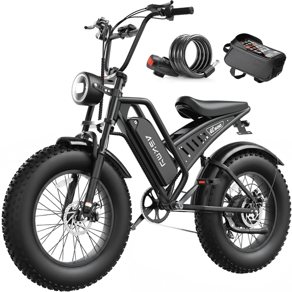 ASKMY E-500 Fat Tire Electric Bike - Powerful, Safe, and Comfortable E-Bike with Advanced Features