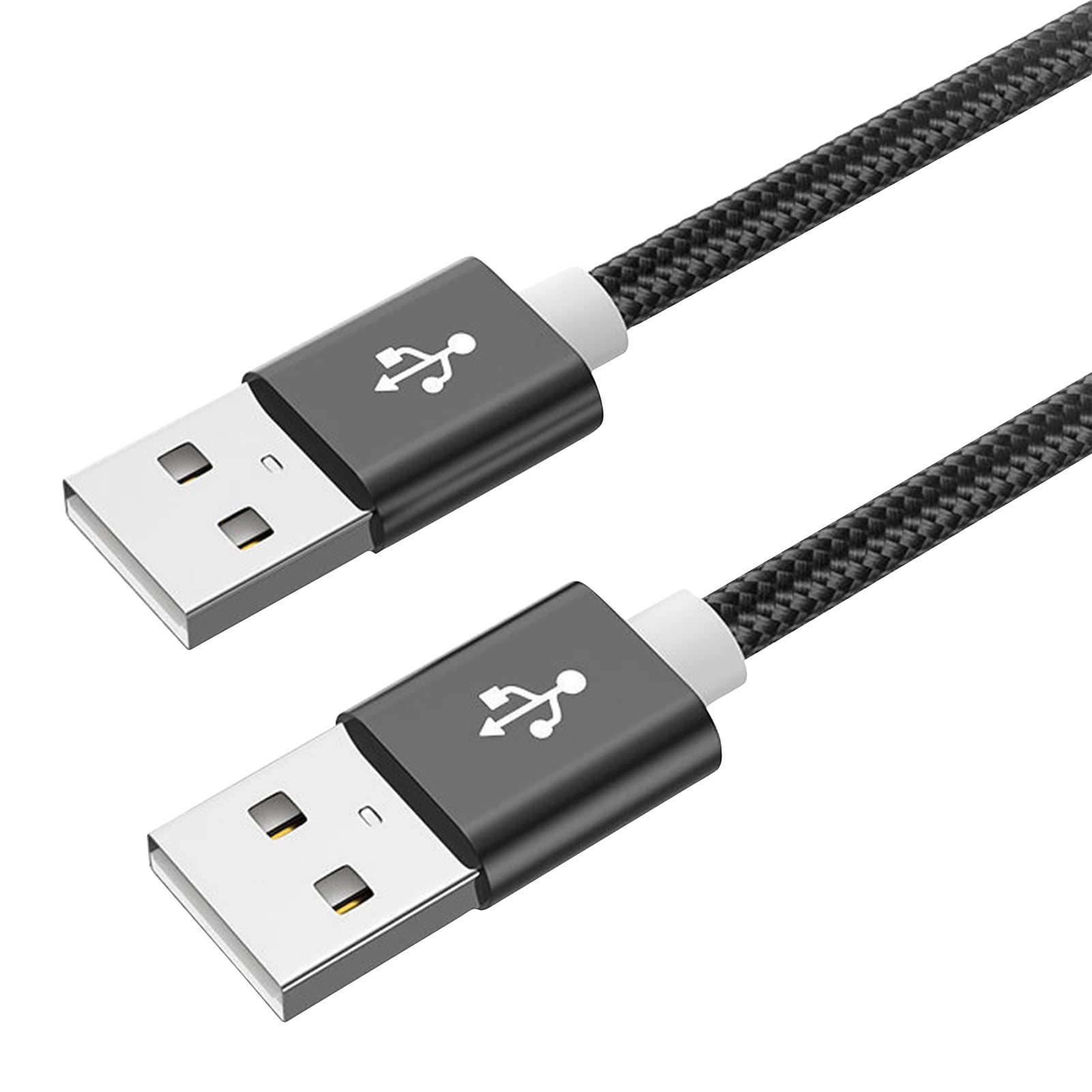 ASKMZ 2A Super Speed Dual-head USB2.0 Male to Male Data Extension Cable Cord for Mobile Hard Disk Computer