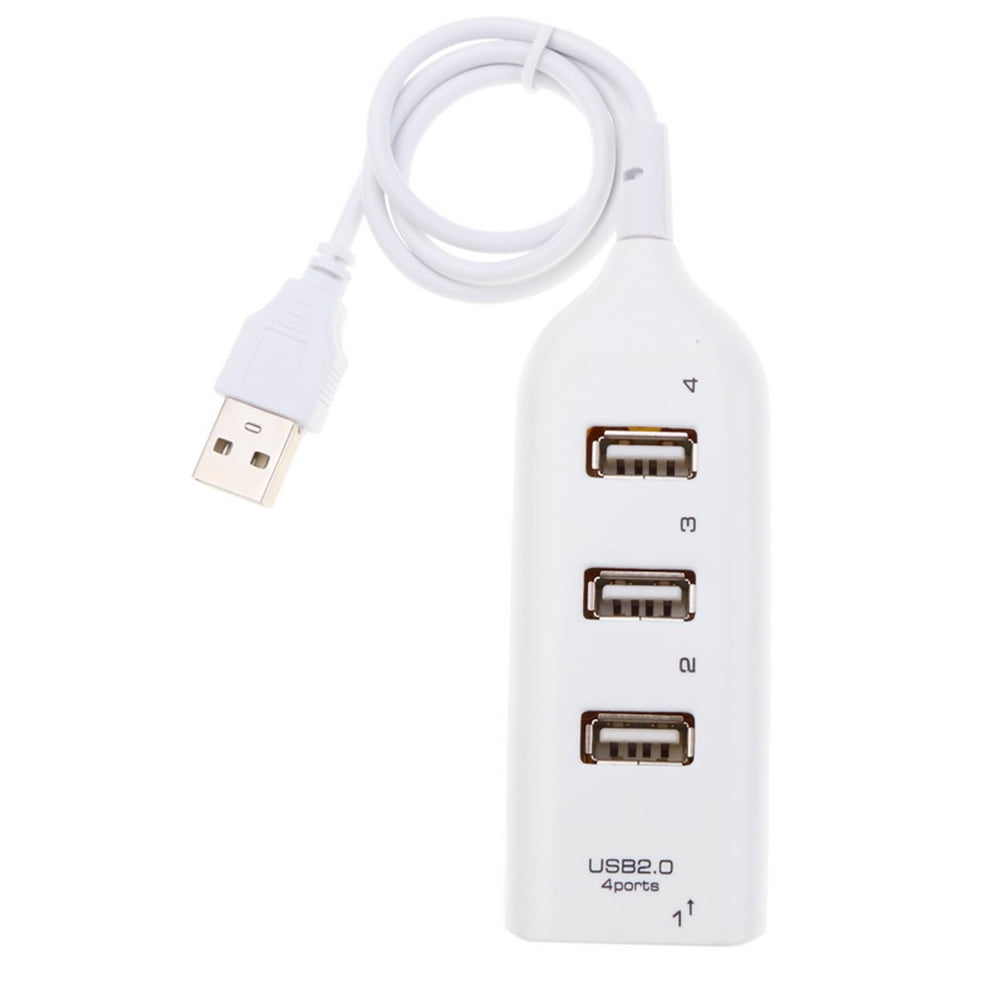 ASKMZ 4-Port USB Hub High-Speed 2.0 Splitter Adapter PC/Laptop ...