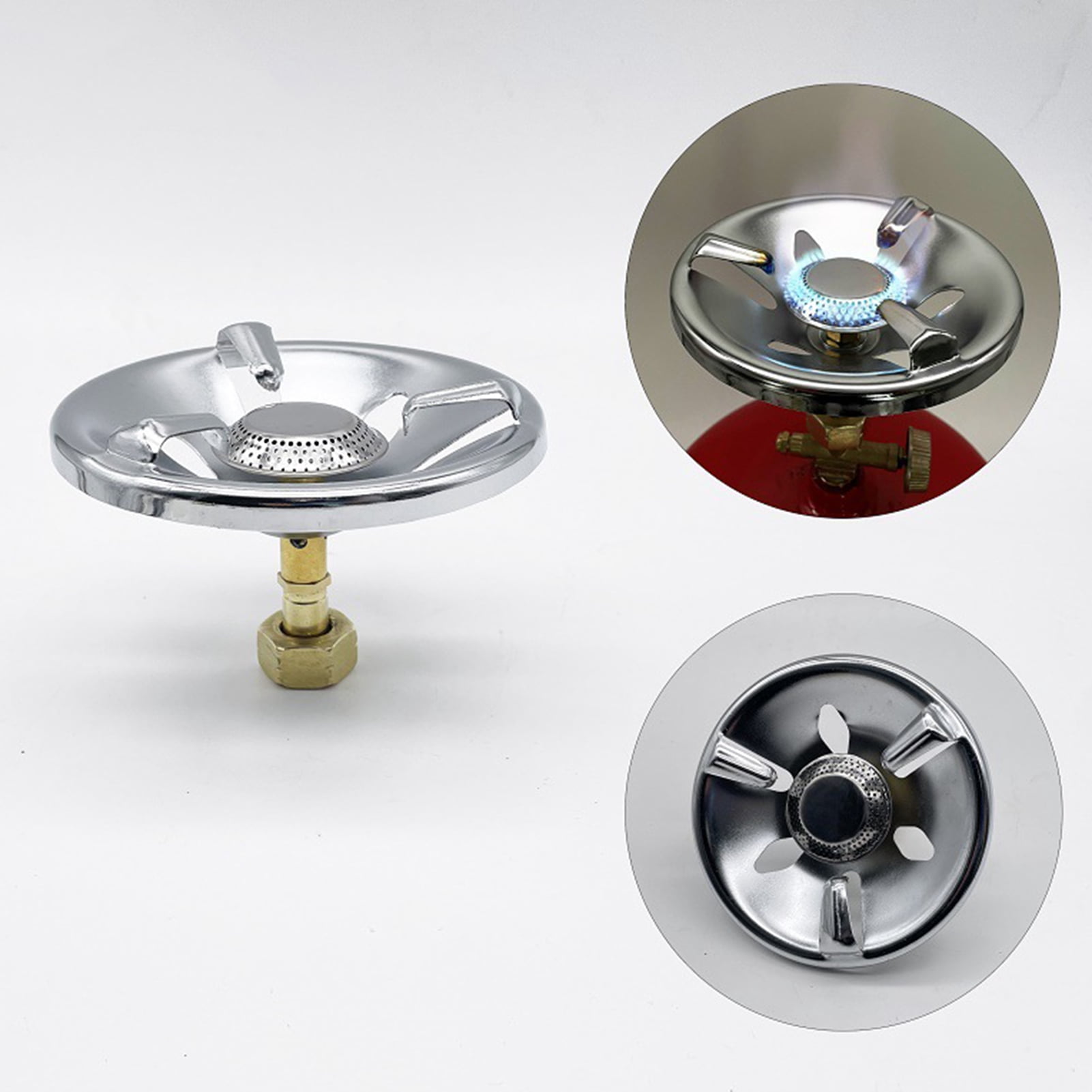 ASKMZ Air Adapter for LPG Cooker, Sturdy Portable Picnic Stove Connector, Tourism Equipment for Outdoor Furnace