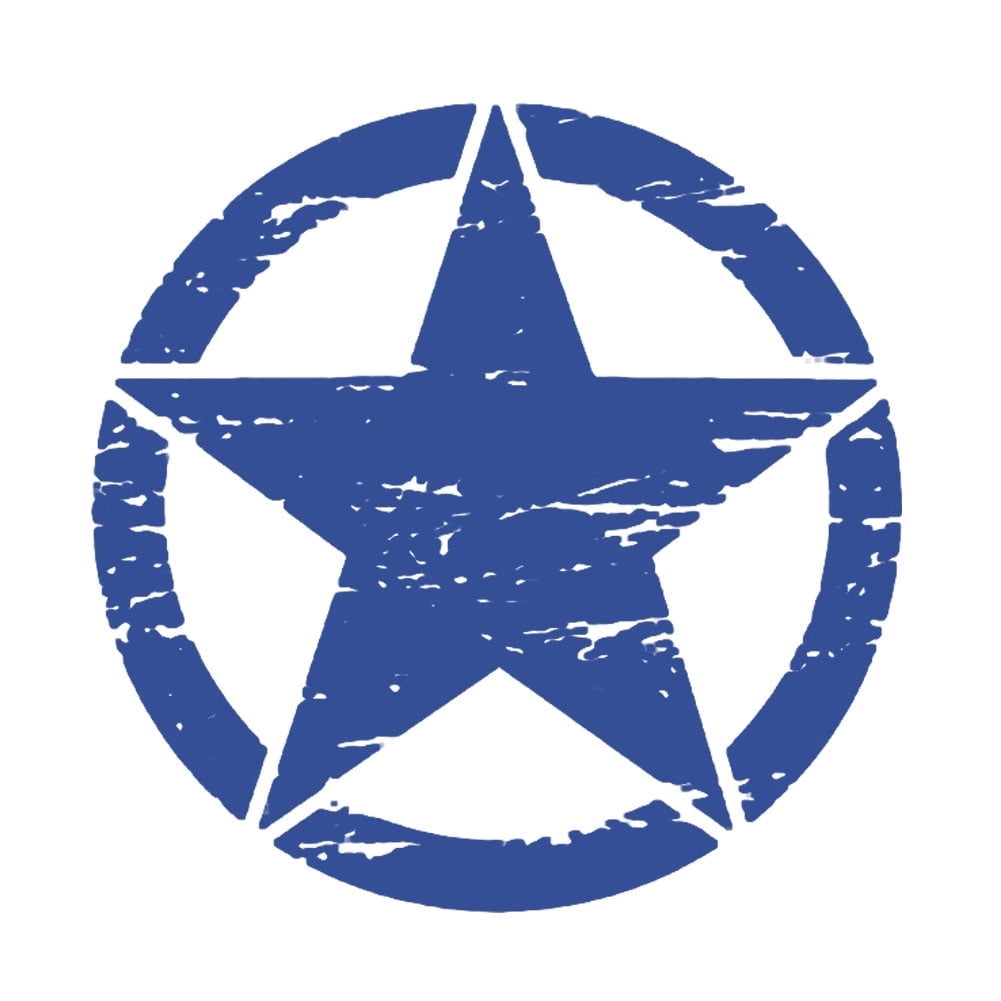 ASKMZ Army Star Graphic Vinyl Car Styling Window Engine Hood Reflective ...