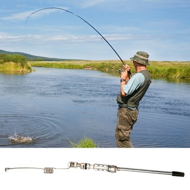ASKMZ Automatic Spring Sea Fishing Rod with Spinning Reel Portable Heavy Duty Metal Mini Travel Fishing Pole Saltwater Fishing Accessories