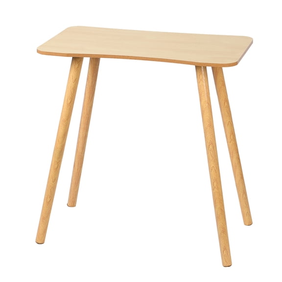 ASKMZ Compact Writing Desk with Solid Wood Legs, Space-Saving Study Table for Small Spaces