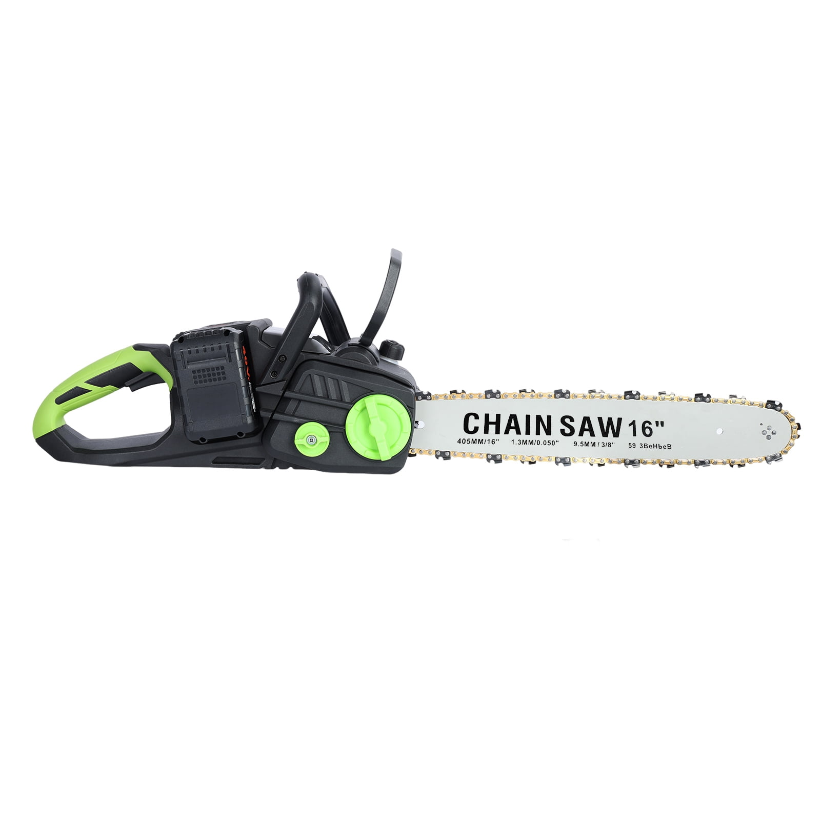 ASKMZ Cordless Electric Chainsaw 16 Inch Battery Powered Brushless Motor for Wood