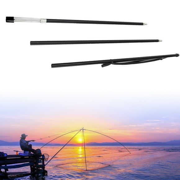 ASKMZ Fishing Harpoon 3 Piece Removable Aluminum Alloy Adjustable Fishing Gaff Hook Fishing Accessories