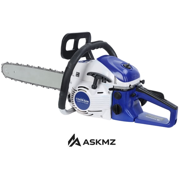 ASKMZ Gas Powered Chainsaw 58CC 2-Cycle 20-Inch Bar Lightweight Logging Saw with Automatic Oiler