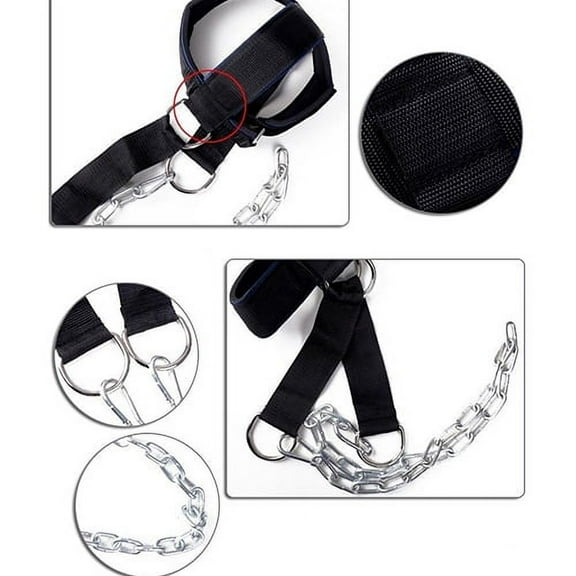 ASKMZ Head Harness Neck Strength Head Strap Fitness Weight Lifting Exercise Belt