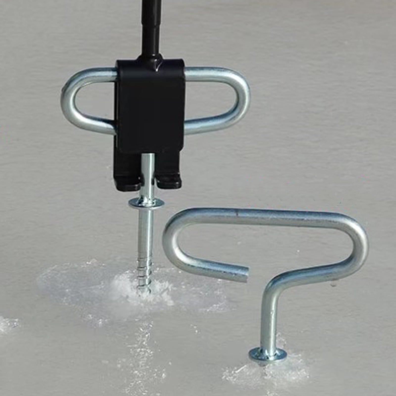 Ice Anchors Drill Adapter For Ice Fishing - Electric Drill Attachment For Shelter Stakes & Tent Setup