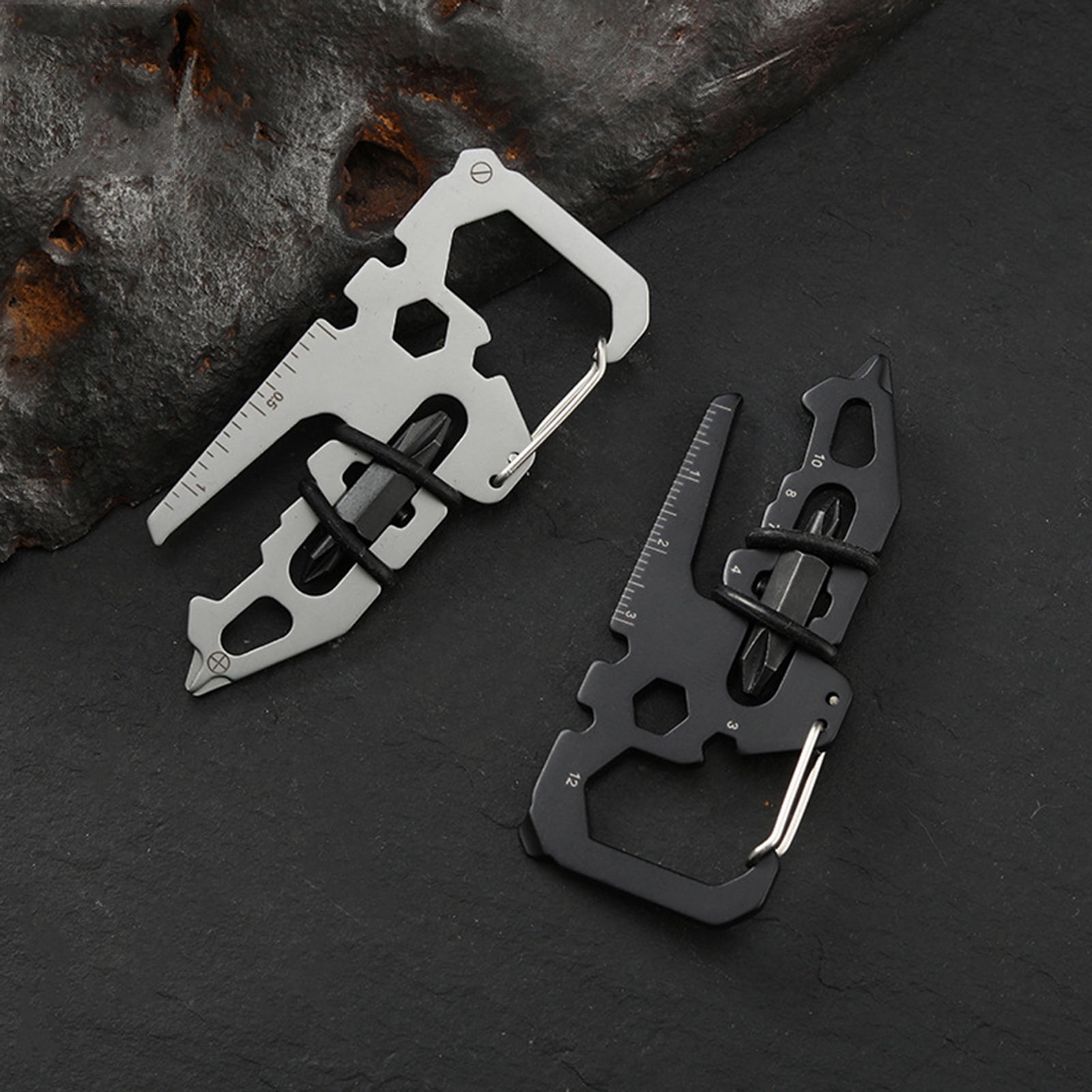 4-in-1 Keychain Bottle Opener Multitool – Skull Design, Screwdriver & Pry Bar, Gift For Men - View #6