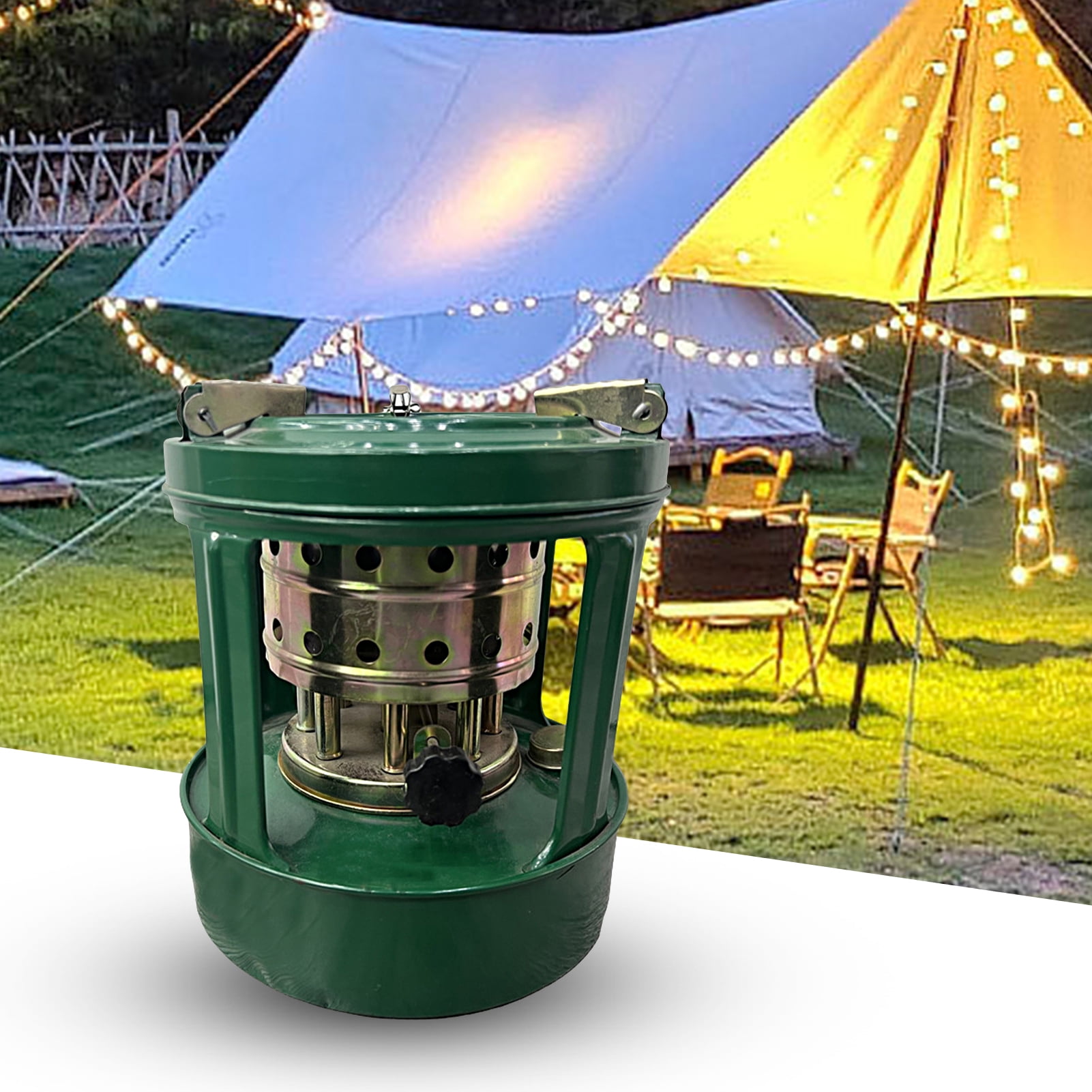ASKMZ Picnic Stove 8 Wicks Fuel Efficient Heat Resistance Detachable