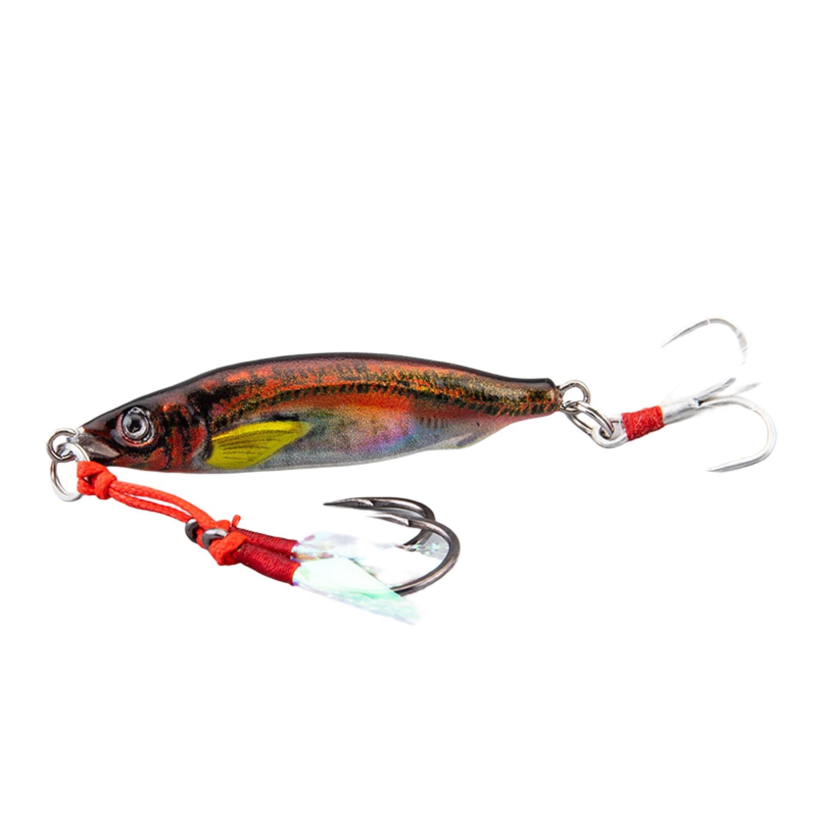 ASKMZ Spanish Mackerel 40g Fishing Lures 3D Fish Eyes Realistic Swim Posture Smooth Throwing