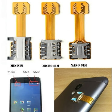 ASKMZ TF Hybrid Sim Slot Dual SIM Card Adapter Extender for Android Phone