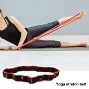 ASKMZ Yoga Accessory Exercise Band Yoga Stretching Strap Wear Resistant Multiple Loop Design Physical Therapy Stretching Strap Leg Exercise Equipment