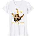 thumbnail image 1 of ASL I Love You Hand Sign T-Shirt, 1 of 3