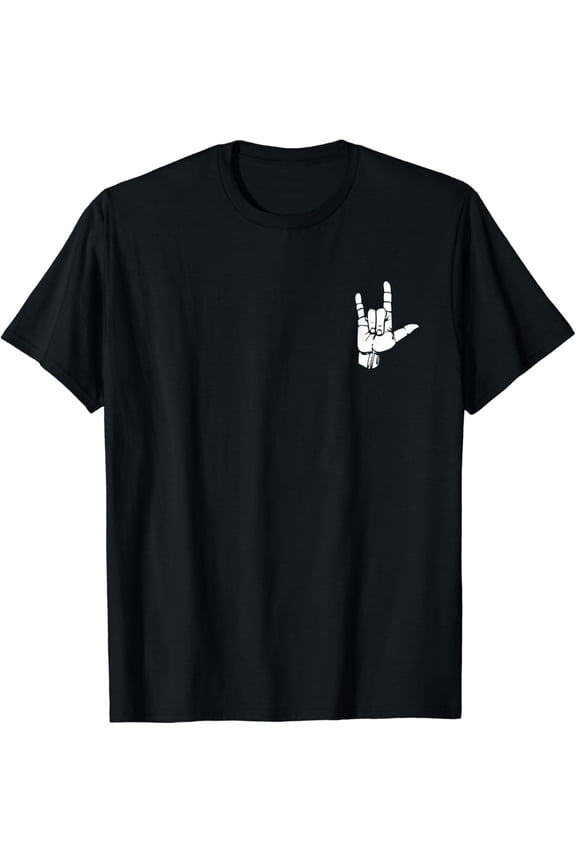 ASL I Love You T-Shirt Gift American sign Language Tee