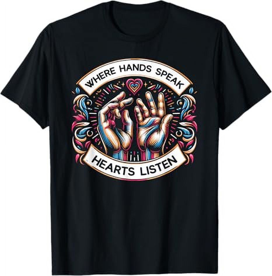 ASL Interpreter Deaf ASL Teacher American Sign Language TShirt