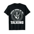 thumbnail image 1 of ASL Interpreter Deaf ASL Teacher American Sign Language T-Shirt, 1 of 5