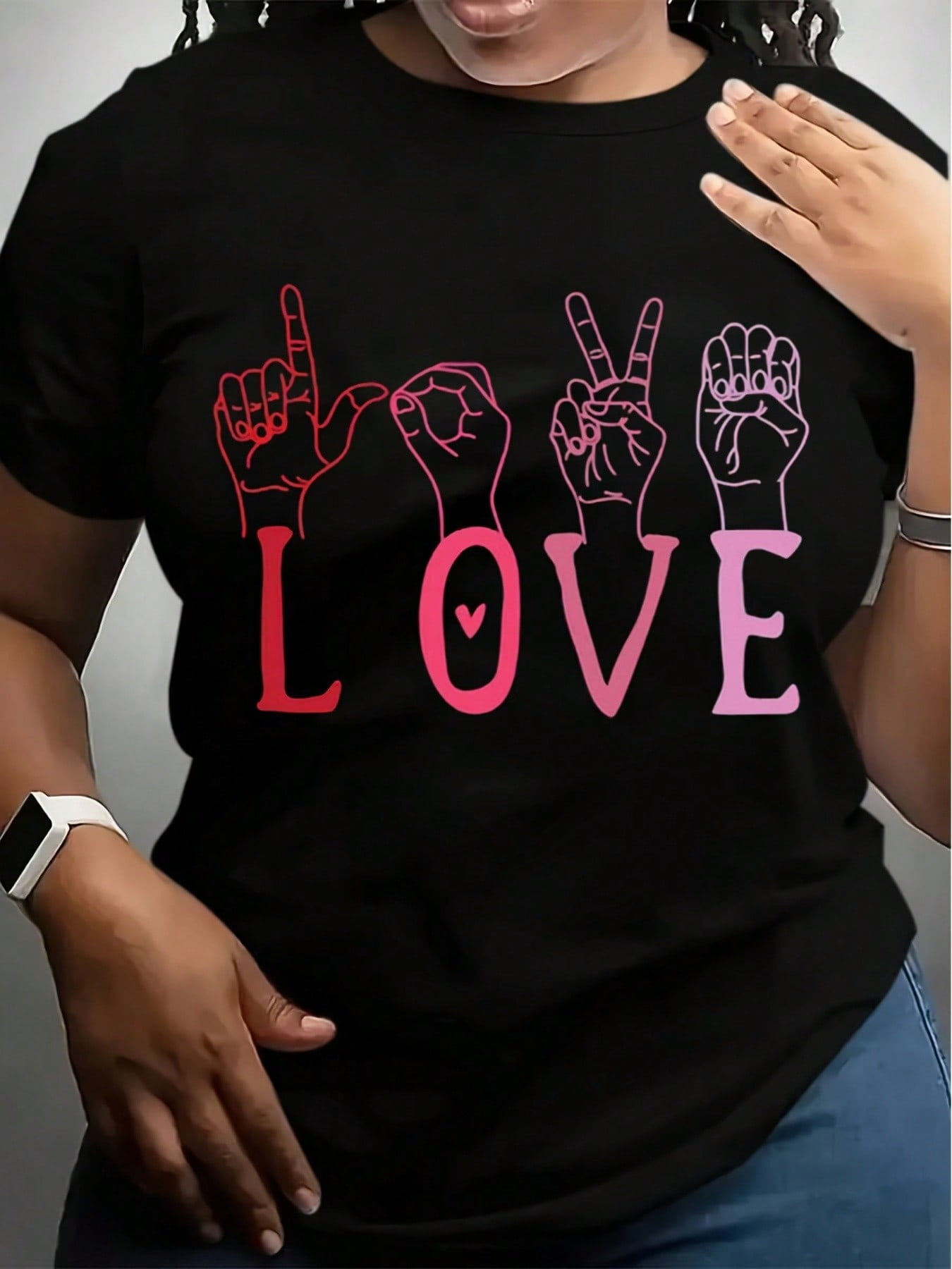 ASL Love Tshirt, Love Sign Language, I Love You Shirt, Hand Love Shirt ...