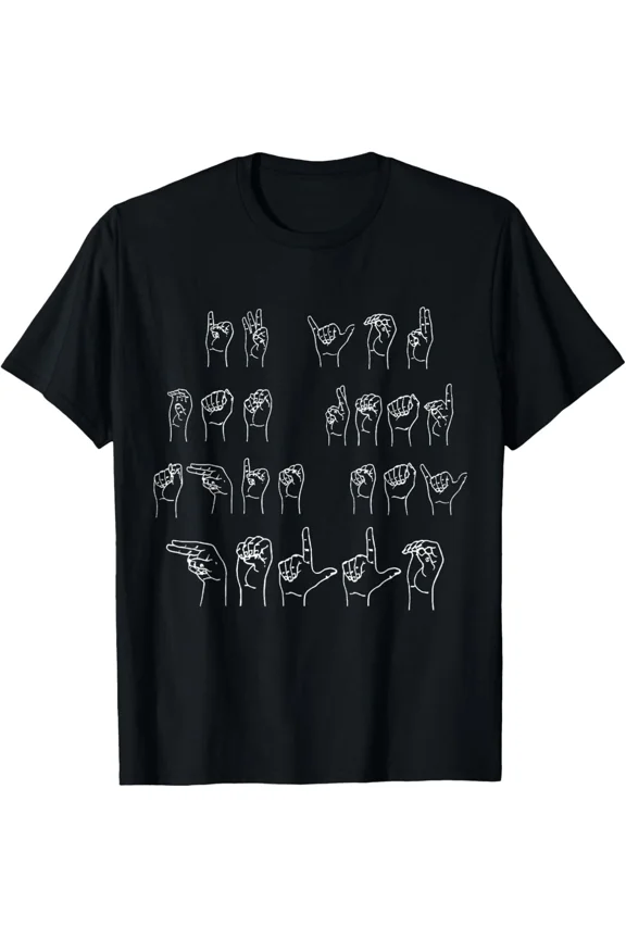 ASL Sign Language Deaf T-Shirt