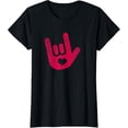 thumbnail image 1 of ASL Sign Language "I Love You" Sign T-Shirt T-Shirt, 1 of 4