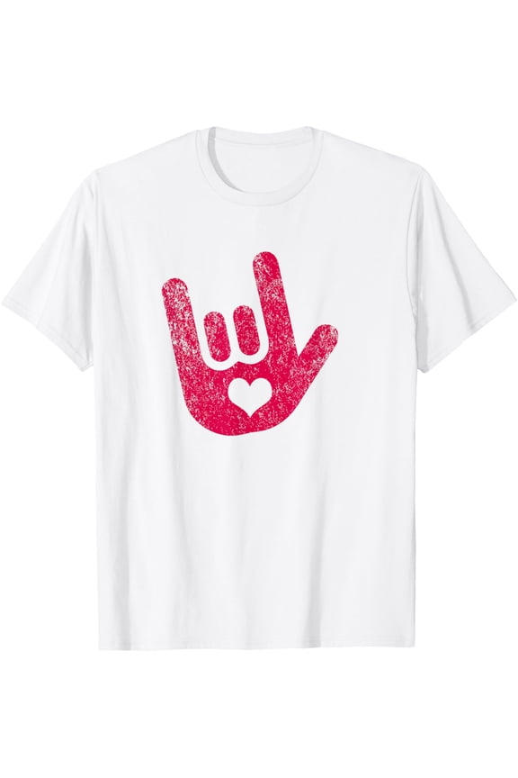 ASL Sign Language "I Love You" Sign T-Shirt T-Shirt