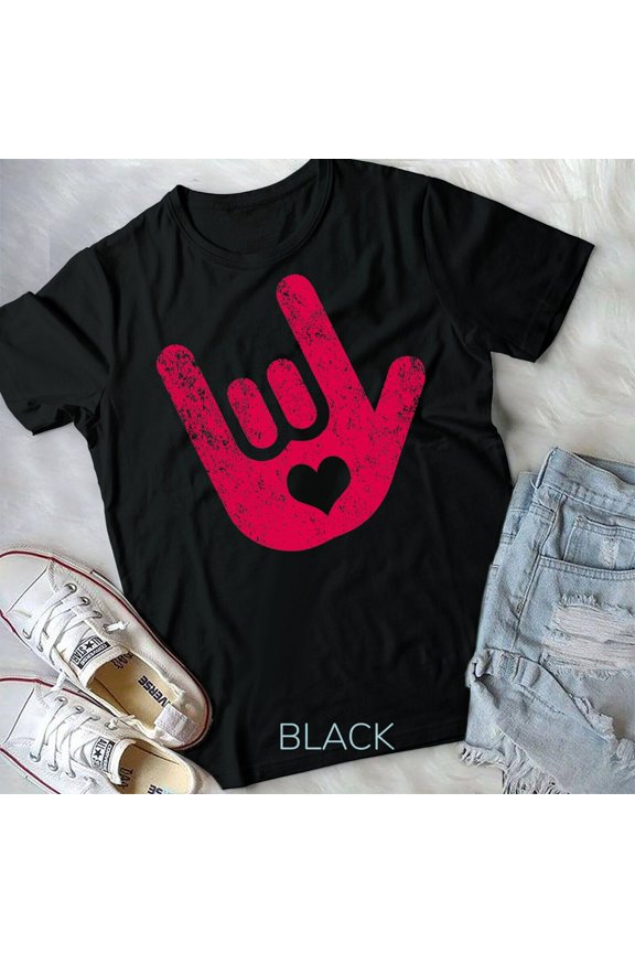 ASL Sign Language I Love You Sign T-Shirt Unisex T-shirt