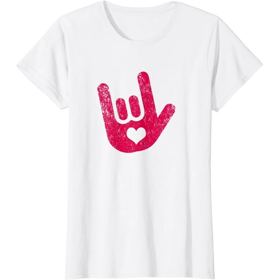 ASL Sign Language "I Love You" Sign T-Shirt