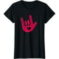 thumbnail image 1 of ASL Sign Language "I Love You" Sign T-Shirt, 1 of 3