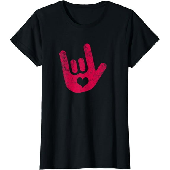 ASL Sign Language "I Love You" Sign T-Shirt